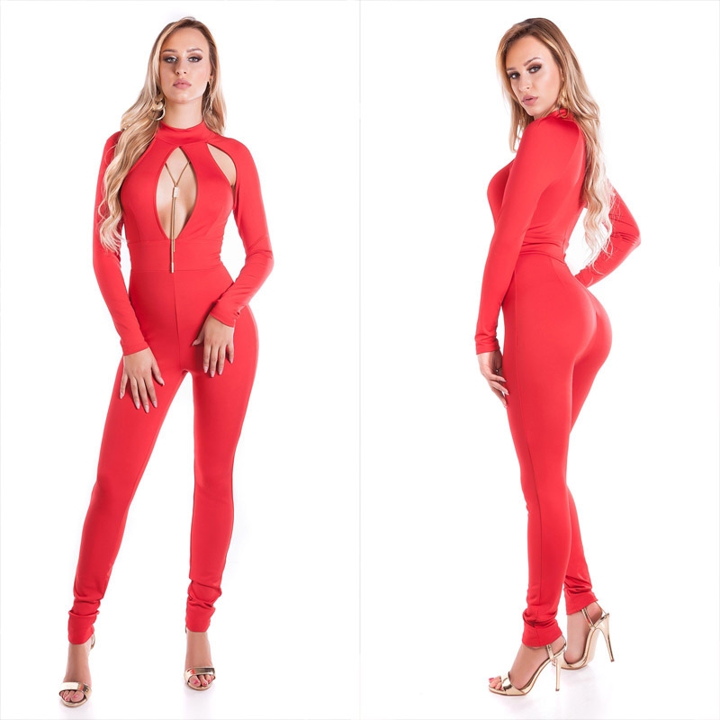 Sexy Longsleeve Jumpsuit Koucla Jumpsuits And Overalls For Women