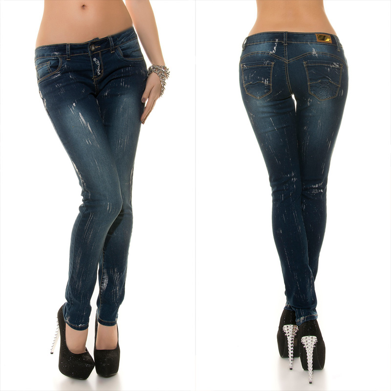 KouCla jeans with glitter paint - Sholox Online Womens Store - Hot ...