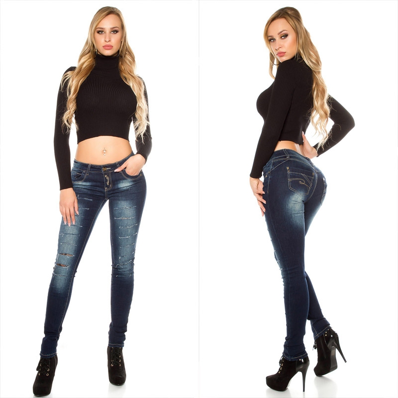 Koucla Skinny Jeans With Glitterstones